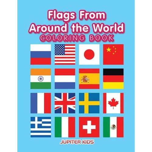 Flags From Around the World Coloring Book