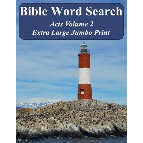 Bible Word Search Acts Volume 2: King James Version Extra Large Jumbo Print