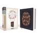 NIV, Journal the Word Bible for Women, Cloth Over Board, Navy, Red Letter Edition, Comfort Print: 500+ Prompts to Encourage Journaling and Reflection