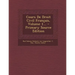 Cours De Droit Civil Français, Volume 1...