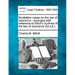 Illustrative Cases on the Law of Insurance: Arranged with Reference to Elliot's Outlines of the Law of Insurance (2D Ed.).