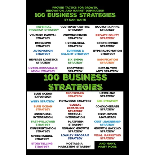 100 Business Strategies Proven Tactics for Growth, Innovation, and Market Domination: Actionable Strategies to Scale, Disrupt, and Lead in Any Industr