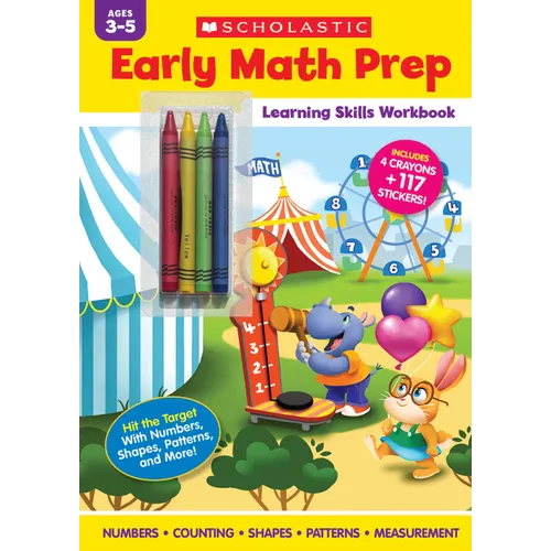 Early Math Prep Learning Skills Workbook
