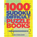 1000 Sudoku Difficult Puzzle Books: Logic Games For Adults - Mind Games Puzzle