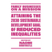 Attaining the 2030 Sustainable Development Goal of Reduced Inequalities