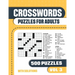 Crosswords Puzzles for Adults: Crossword Book with 500 Puzzles for Adults. Seniors and all Puzzle Book Fans - Vol 3