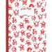 Graph Paper: Vintage Christmas santa theme cover. Large US letter 8.5x11. 5x5 engineering 1/2 inch graphing grid.