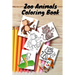 Zoo Animals Coloring Book: size 6 x 9 in for girls and boys aged 2 to 6 years old
