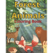 Forest Animals: Coloring Book For Children Learn At Home Pictures And Descriptions