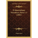 Il Materialismo Psicofisico, Parts 1-3 (1901)