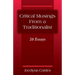 Critical Musings From a Traditionalist: 26 Essays