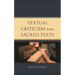 Textual Criticism and Sacred Texts
