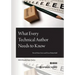 What Every Technical Author Needs to Know