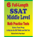 6 Full-Length SSAT Middle Level Math Practice Tests: Extra Test Prep to Help Ace the SSAT Middle Level Math Test