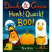 Duck & Goose, Honk! Quack! Boo!: A Picture Book for Kids and Toddlers