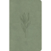 CSB Personal Size Bible, Sage Suedesoft Leathertouch