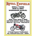 ROYAL ENFIELD 500cc TWINS 1948-1963 500 TWIN, METEOR MINOR SPORTS, DE LUXE & STANDARD FACTORY WORKSHOP MANUALS