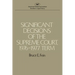 Significant Decisions of the Supreme Court 1976-77