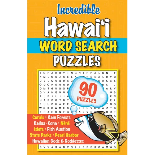 Incredible Hawaii Word Search Puzzles