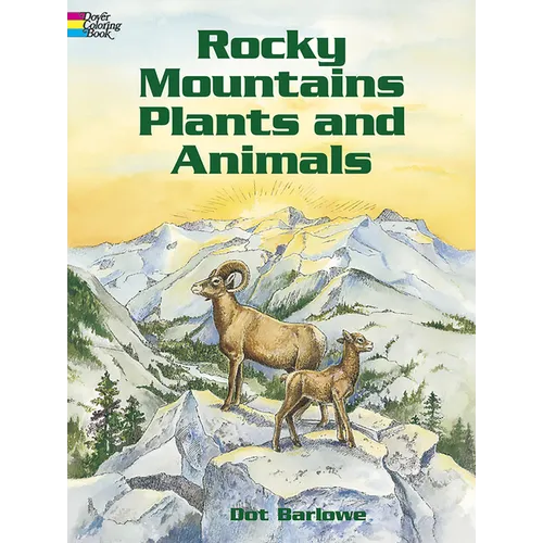 Rocky Mountain Plants and Animals Coloring Book