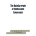 The Asiatic origin of the Oceanic Languages: etymological dictionary of the language of Efate (New Hebrides)