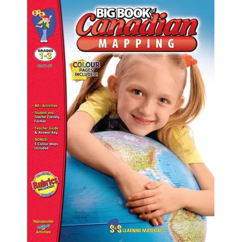 Canadian Mapping Big Book: Grades 1-3
