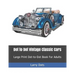 Dot to Dot Vintage Classic Cars: Large Print Dot-to-Dot Book For Adults