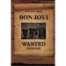 Bon Jovi - Wanted Dead Or Alive Large Print Song Title Series