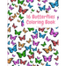 16 Butterflies Coloring Book: Cute Butterflys Coloring Book For Kids With One Picture On Page, Attractive And Original Paperback
