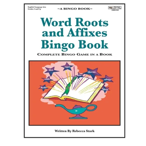Word Roots and Affixes Bingo Book: Complete Bingo Game In A Book