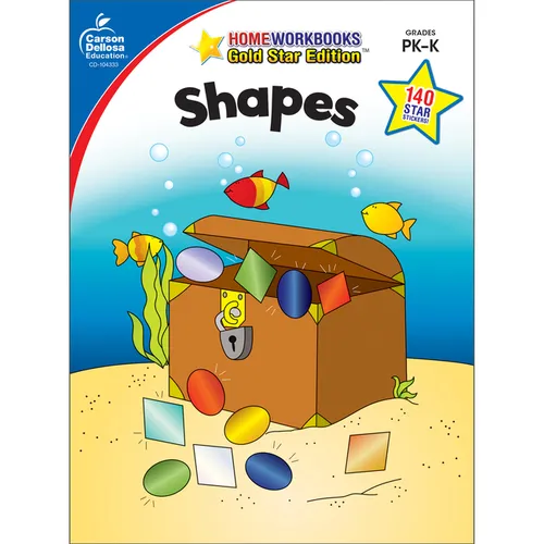 Shapes, Grades Pk - K: Gold Star Edition Volume 18
