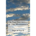 On The Doctrines of the Modernists