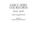 Early Ohio Tax Records (Indexed)