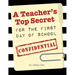 A Teacher's Top Secret Confidential