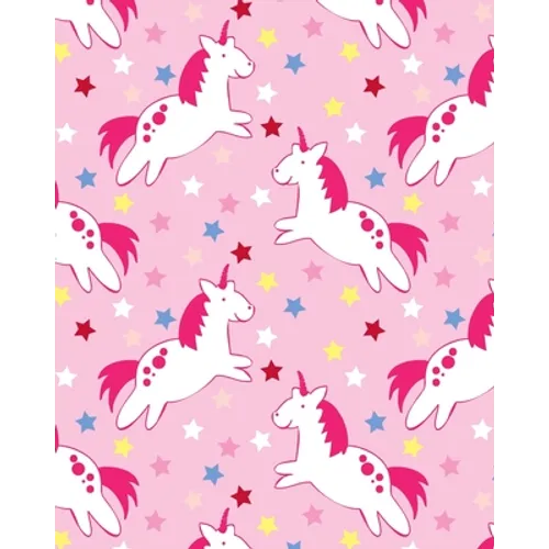 Unicorns and Stars Story Paper: Fun Unicorns Dotted Midline and Picture Space Grades K-2 School Exercise Book