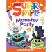 Super Simple Monster Party Coloring Book