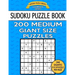 Sudoku Puzzle Book 200 MEDIUM Giant Size Puzzles: One Gigantic Large Print Puzzle Per Letter Size Page