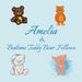 Amelia & Bedtime Teddy Bear Fellows: Short Goodnight Story for Toddlers - 5 Minute Good Night Stories to Read - Personalized Baby Books with Your Chil