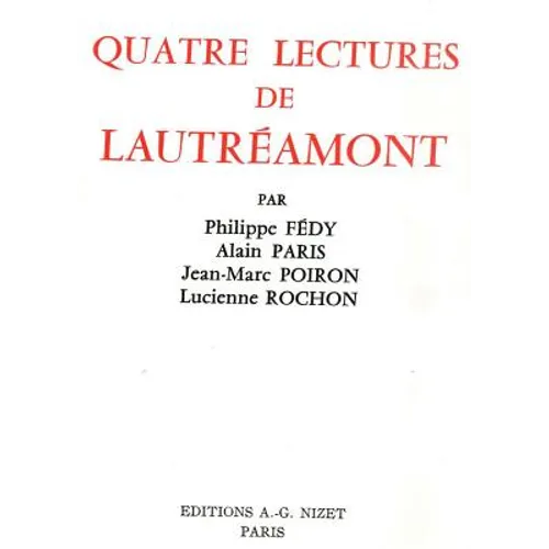 Quatre Lectures de Lautreamont