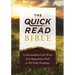 The Quick-Read Bible: Understanding God's Word from Beginning to End in 365 Daily Readings