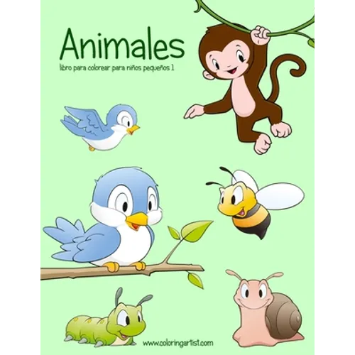 Animales libro para colorear para niños pequeños 1