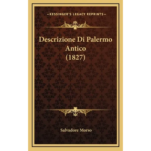 Descrizione Di Palermo Antico (1827)