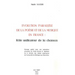 Evolution Parallele de la Poesie Et de la Musique En France: Role Unificateur de la Chanson