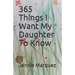 365 Things I Want My Daughter To Know