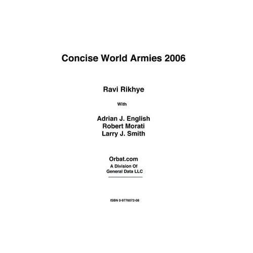 Concise World Armies 2006