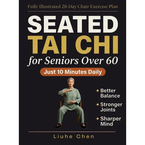 Seated Tai Chi for Seniors Over 60: A Fully Illustrated 28-Day Chair Exercise Plan for Better Balance, Stronger Joints, and a Sharper Mind - Just 10 M