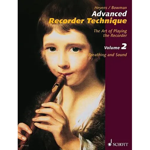 Advanced Recorder Technique - The Art of Playing the Recorder Volume 2 Breathing and Sound Gudrun Heyens Alto Recorder Technique Book Breath Support T - Paperback