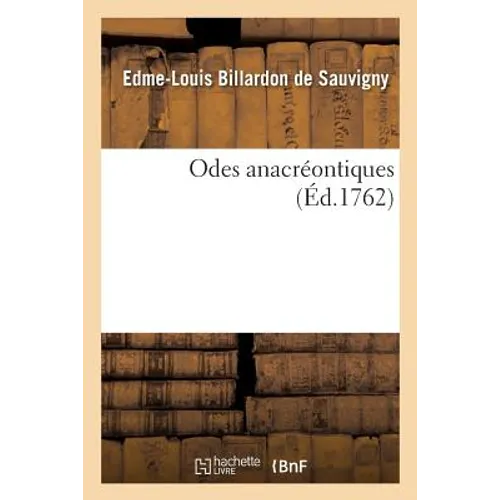 Odes Anacréontiques