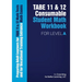 TABE 11 and 12 Consumable Student Math Workbook for Level A