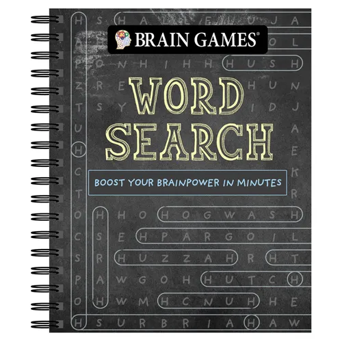 Brain Games - Word Search Puzzles (Chalkboard #2): Boost Your Brainpower in Minutes Volume 2